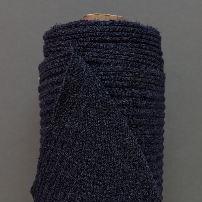 Indigo Sweater Rib Knit