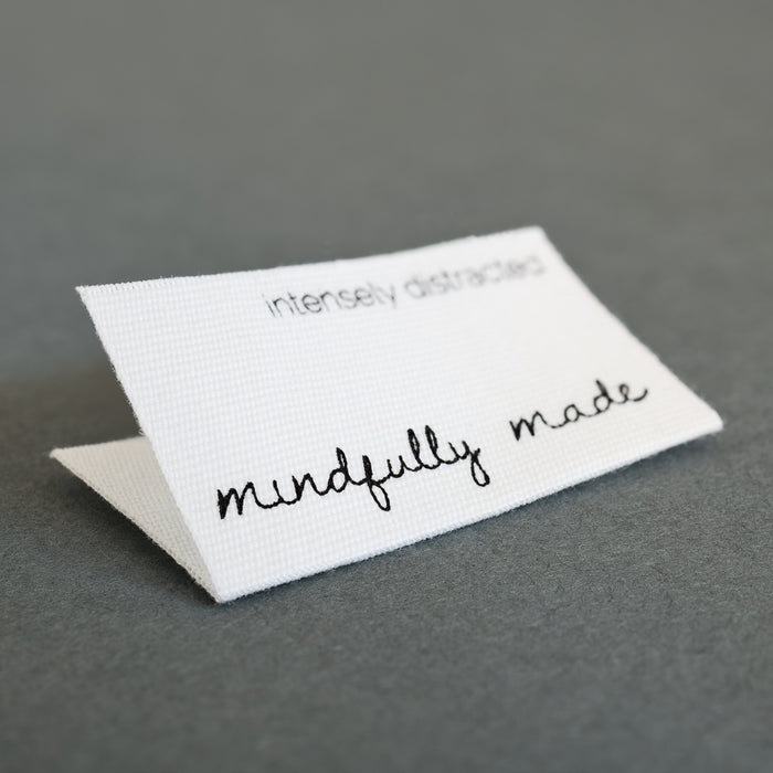 Mindfully Made  -   Cotton Luxe Labels -  Set of 6