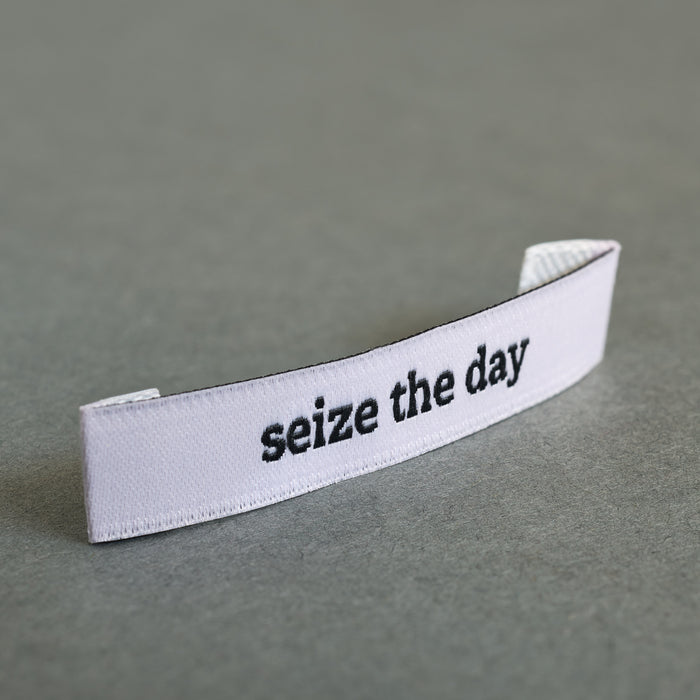 Seize the Day  -   Woven Luxe Labels -  Set of 6